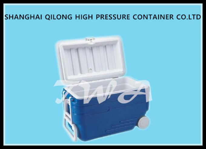 40cans Portable Coolers With Wheels , Camping Ice Box 36 Liter For Transport