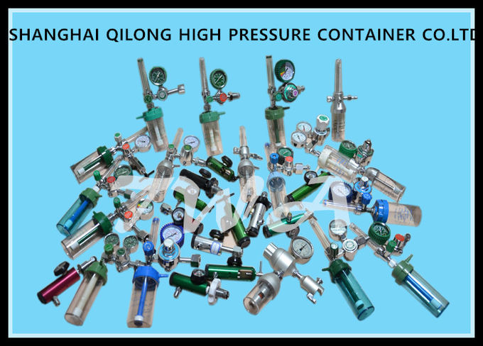 Adjustable Nut High Pressure Gas Cylinder Medical Oxygen Regulator Put Off
