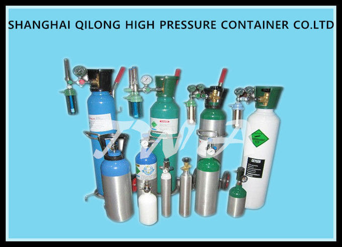 16.4kg 13.4L Medical  Aluminum Gas Cylinder / High Pressure Gas Bottles