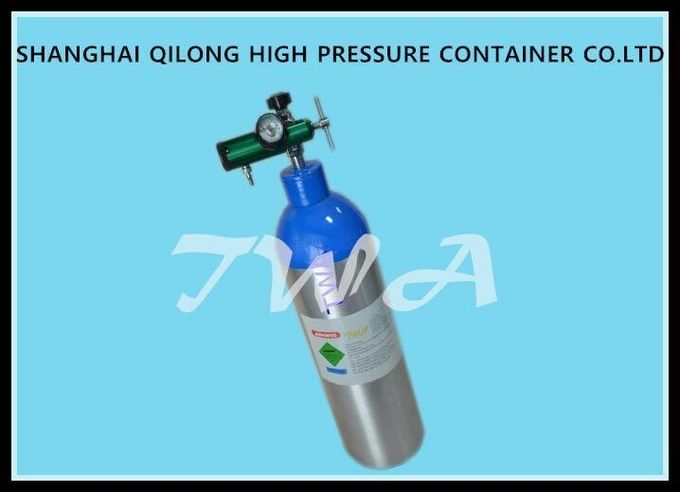 Small Portable 8L Oxygen Scuba Diving Cylinder With High Pressure Reducing Valve